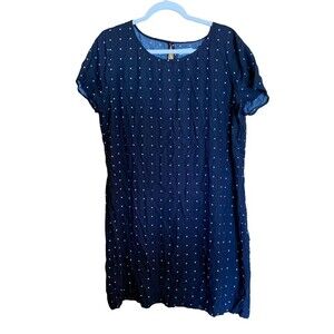 Old Navy Womens Size XL Multicolor Print Rayon Shift Dress